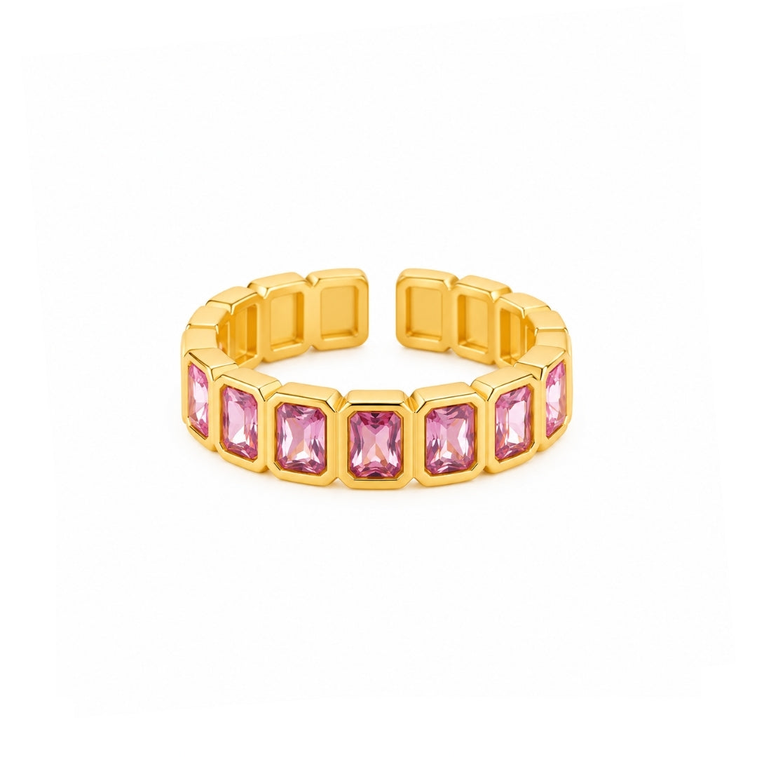 Anillo Destello Rosa