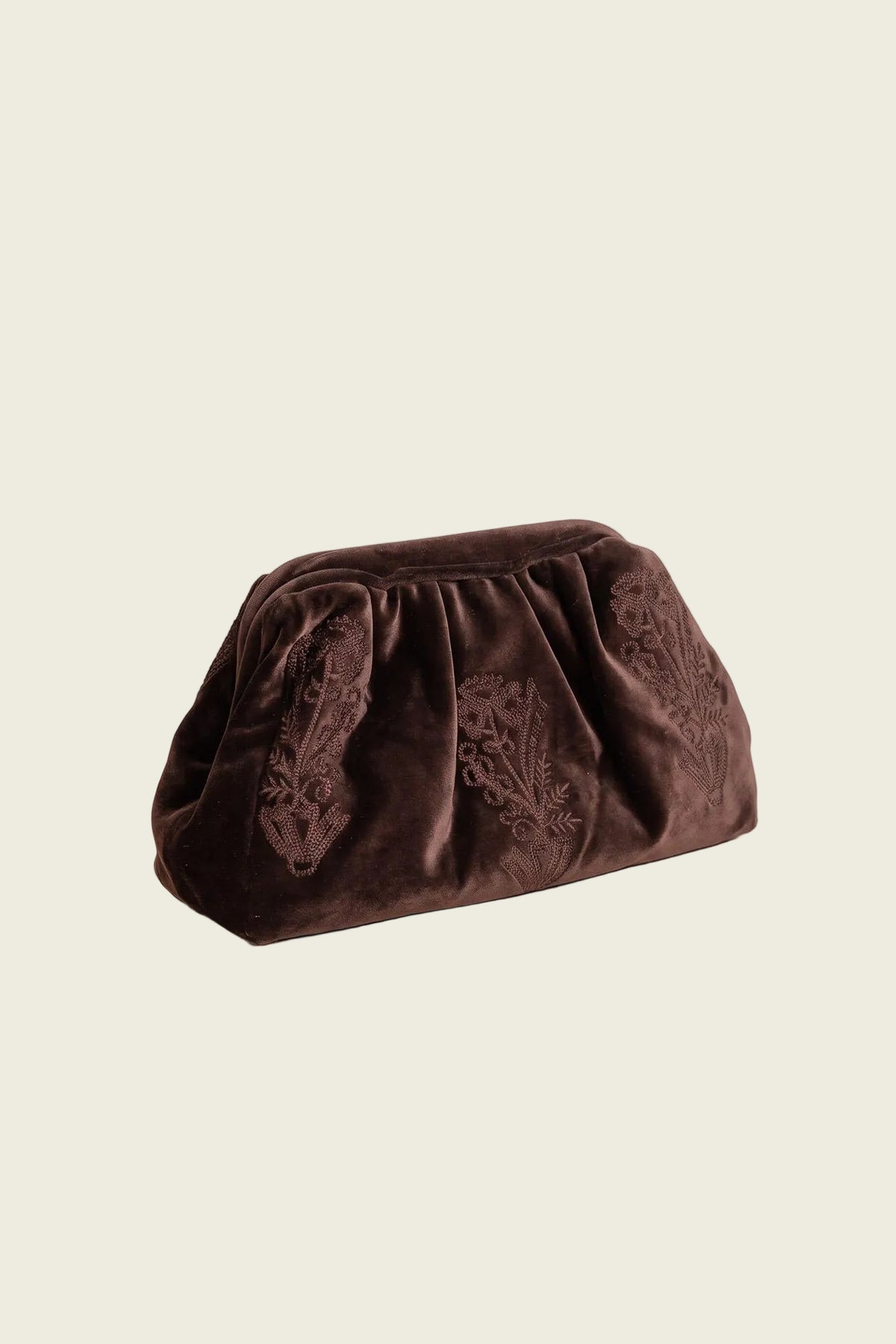 Élodie Gathered Clutch Bag
