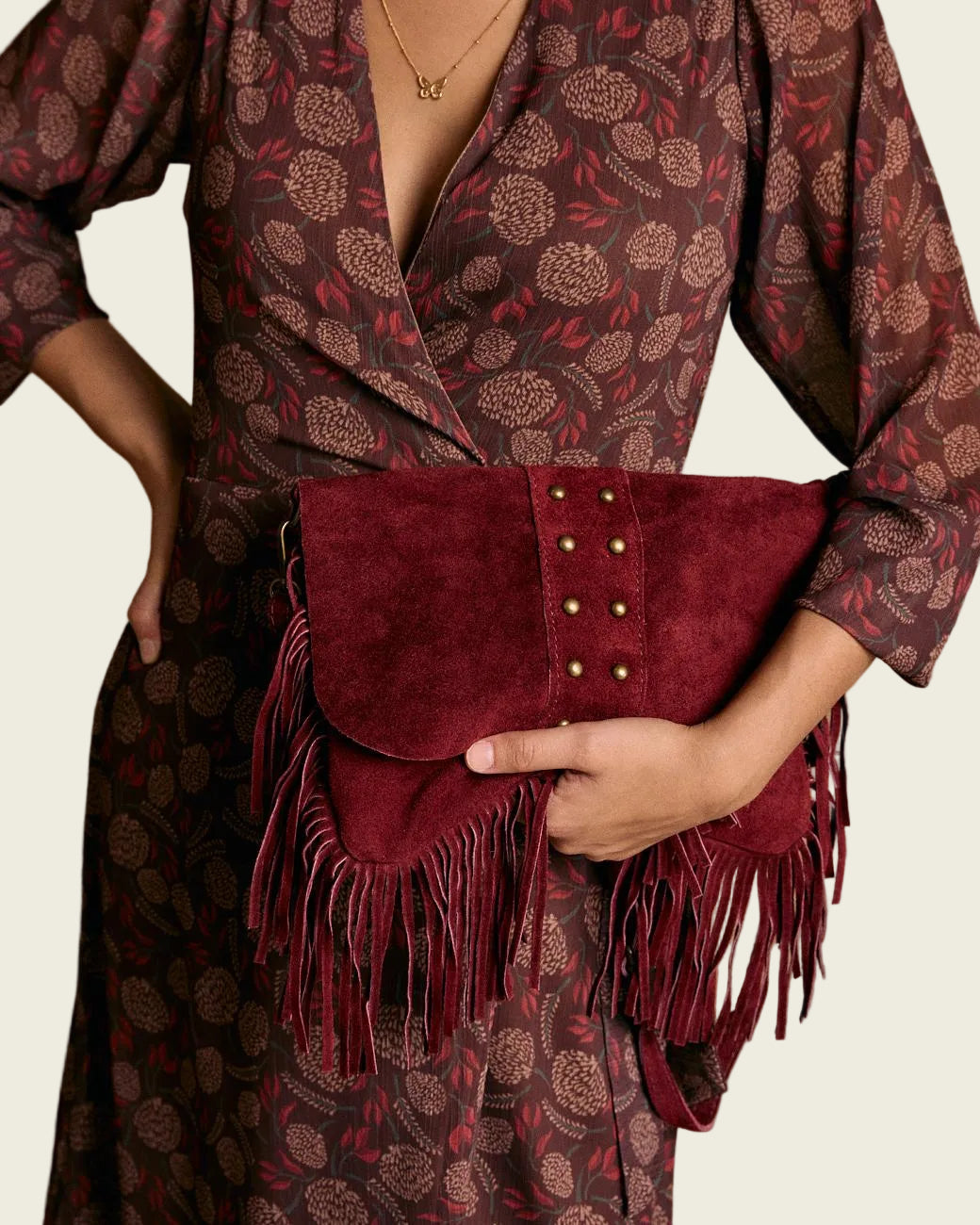 Kaia Fringe Crossbody Bag
