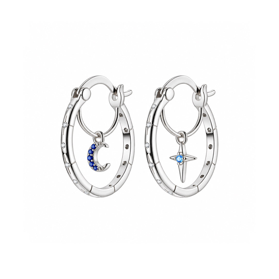Cosmos Hoop Earrings