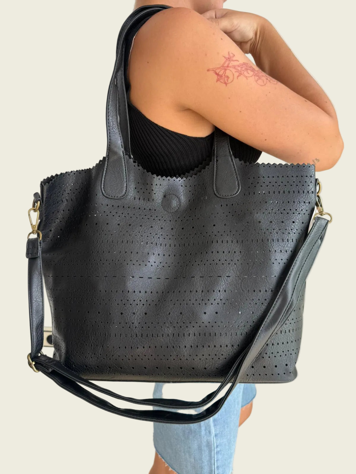 Bolso Tote Sena Negro