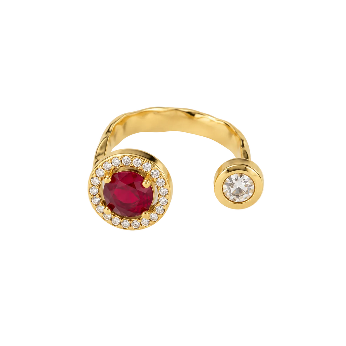 Golden Eternal Gem Ring