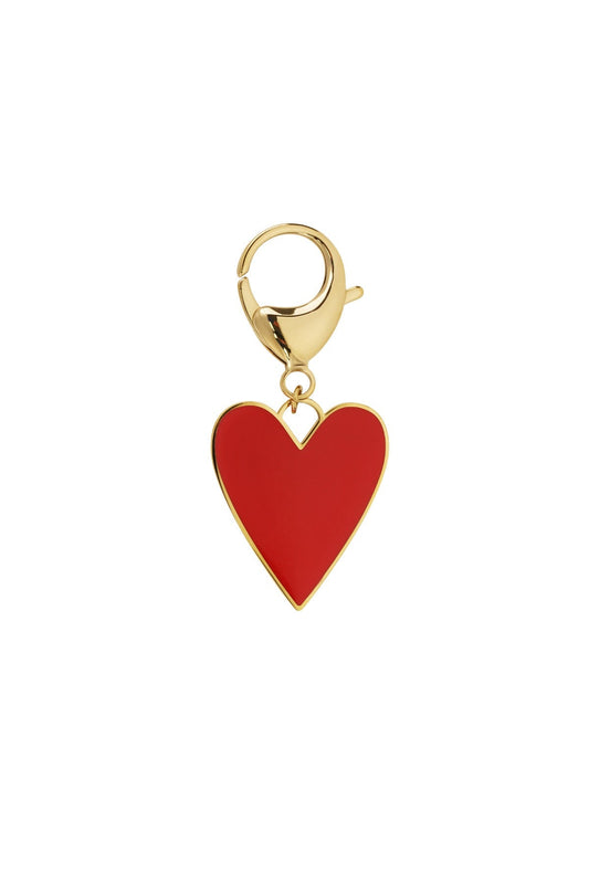 Red Heart Charm Bag