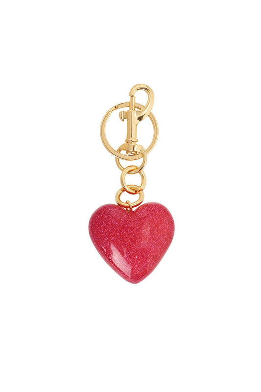 Red Heart Charm Bag