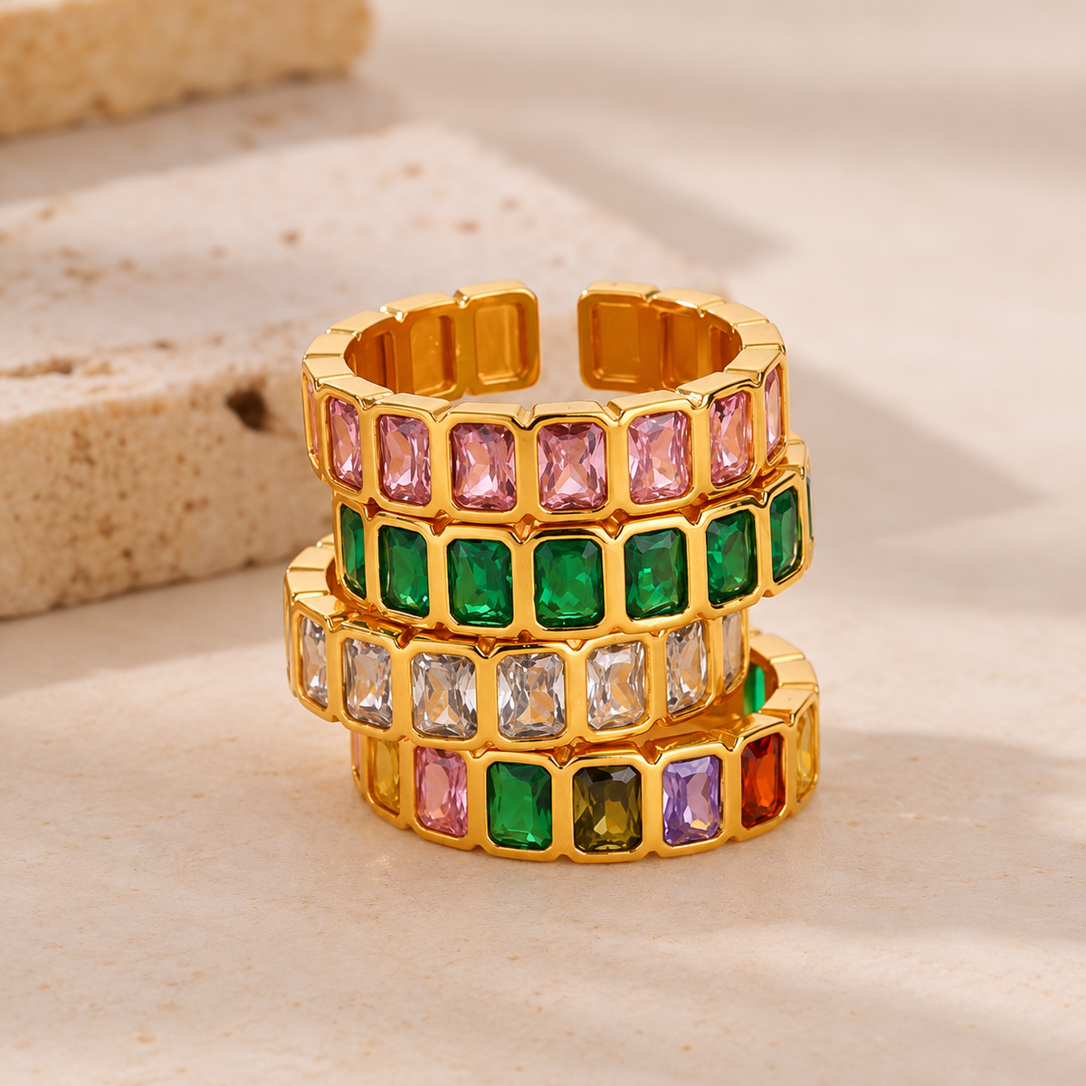 Multicolor Sparkle Ring