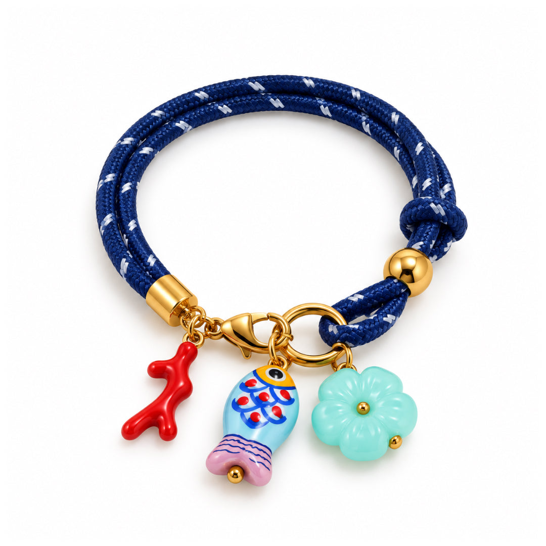 Pulsera Arrecife Azul Marino