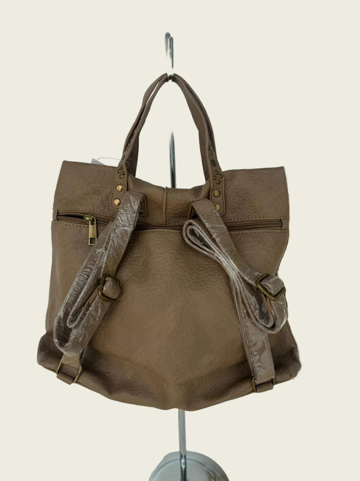 Clara Beige Backpack