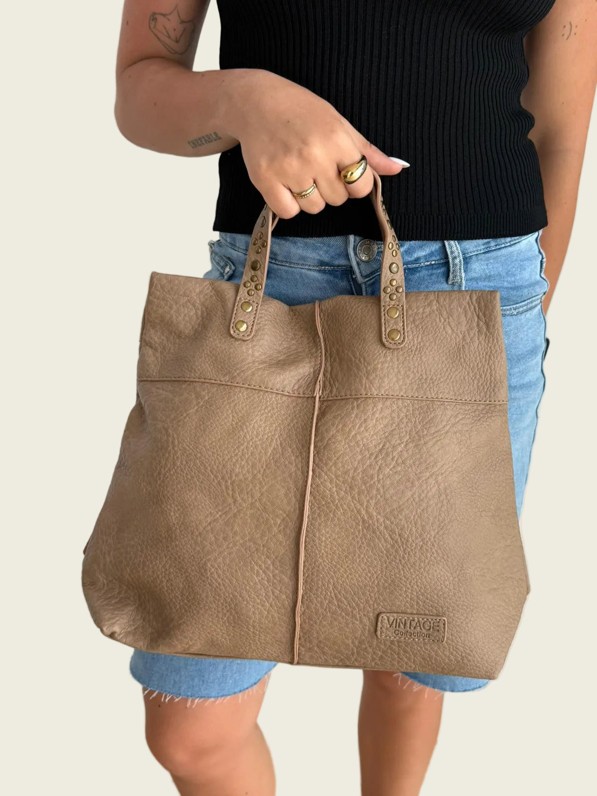 Clara Beige Backpack