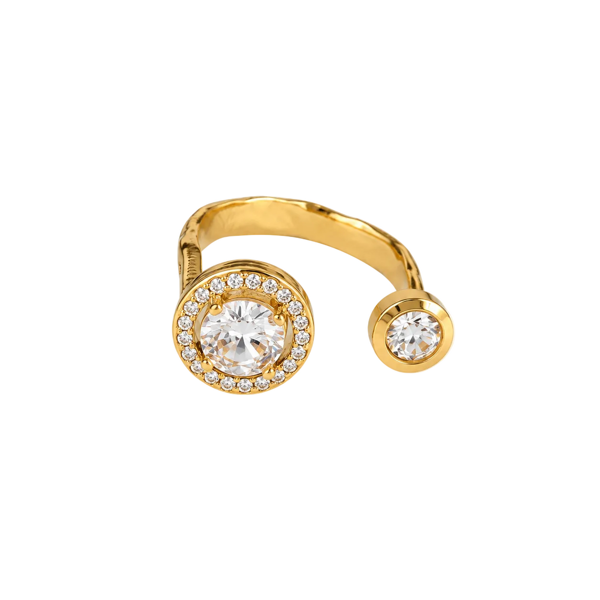 Golden Eternal Gem Ring