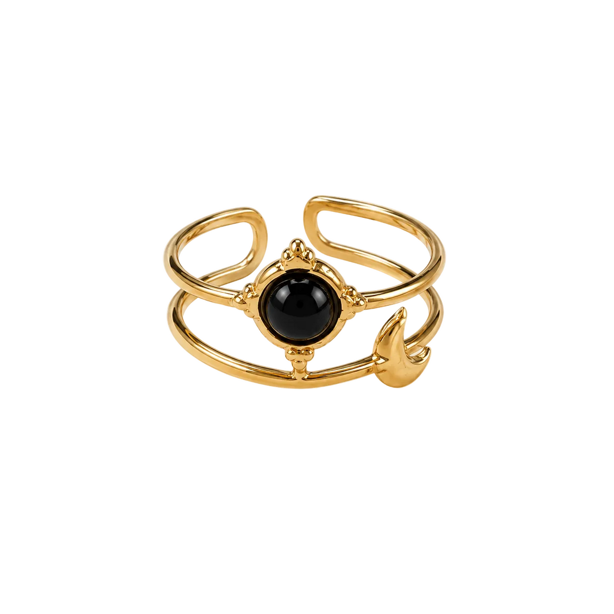 Golden Moon Ring