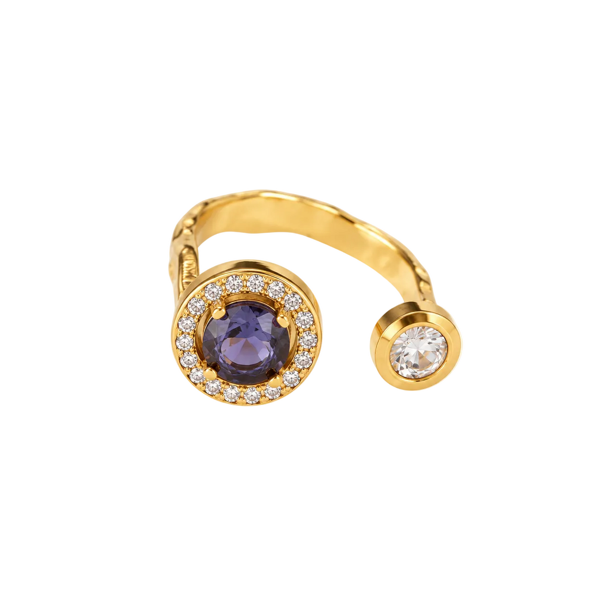 Golden Eternal Gem Ring
